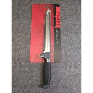 Kershaw Narrow Fillet Blade 1247X 7.5" 420J2 Stainless  Knife Black